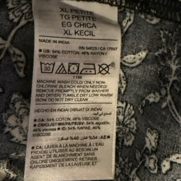 Retro Boho Antique Floral Mini Swing Dress with Puff / Balloon Sleeves - NWT - Picture 16 of 16